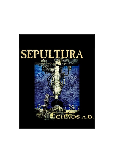 Zepplin Giyim Sepultura Chaos A.d. Siyah Büyük Sırt Patch Yama