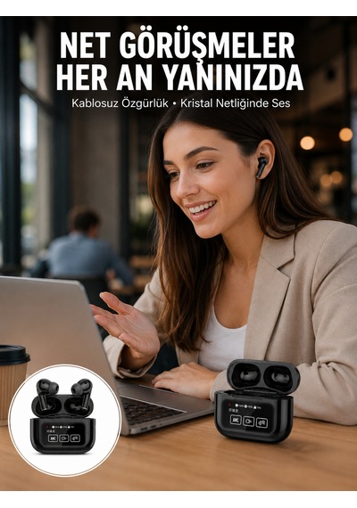 2025 Model Bluetooth Kulaklık Dokunmatik Ekran Yüksek Ses Kalitesi Yeni Nesil - Lisinya