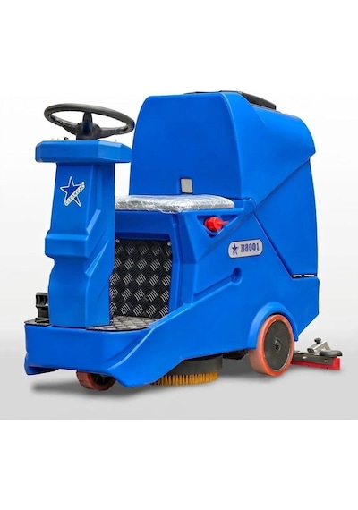 Cleanvac B 8001 Binicili Akülü Zemin Temizleme Makinesi