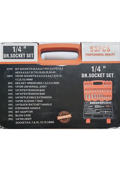 Kayasan 1/4” Karbüratör Lokma Takımı 53 Parça N11.420
