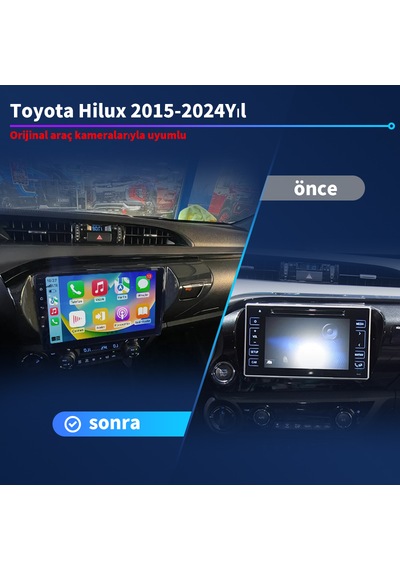 Toyota Hilux 2015-2024 Yıl Multimedya 4-64 Gb Navigasyon