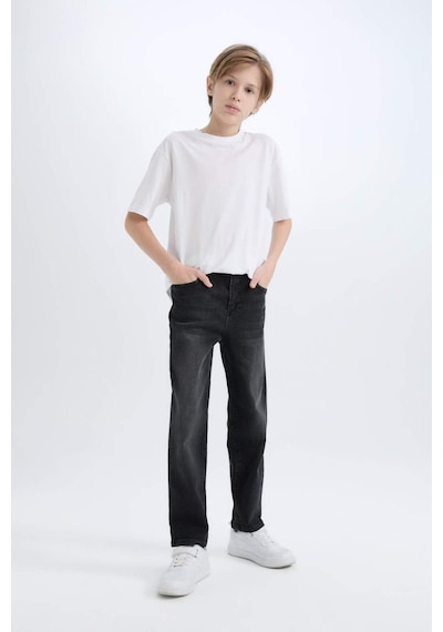 DeFacto Erkek Çocuk Straight Fit Basic Düz Jean Pantolon C7230A825SMNM40