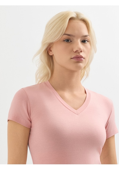 Karaca Kadın Regular Fıt Tişört-pembe 12.25s.06.001 Pembe