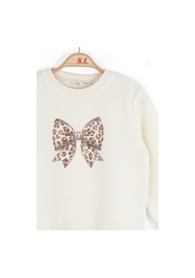 Xo Kids Kız Çocuk Sweatşirt 4-8 Yaş 39530 Krem