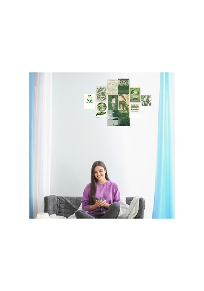 Greenısh Indıe Poster Duvar Kağıdı Seti A6