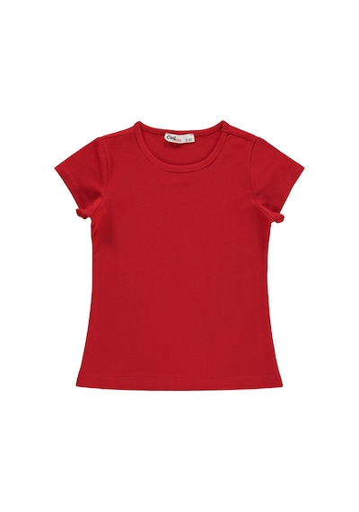 Civil Girls Basic 2-5 Yaş Tişört - Kırmızı