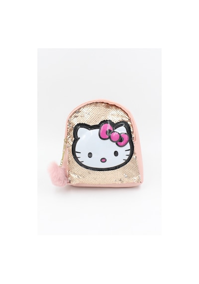 Chantaky Chantaky 039 3005 Hello Kitty Kedicikli Payetli Işıklı Pudra Sırt Çantası Pudra