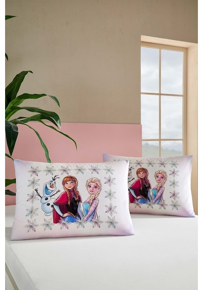 Özdilek Frozen Frosted Disney Lisanslı 2'li Yastık Kılıfı Lila