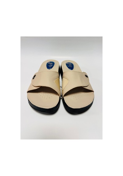 Style Comfort Ortopedik Halluks Valgus Anatomik Taban Kemik Çıkıntısı Ve Topuk Dikeni Terliği Cırtlı Schwjl.03 Bej