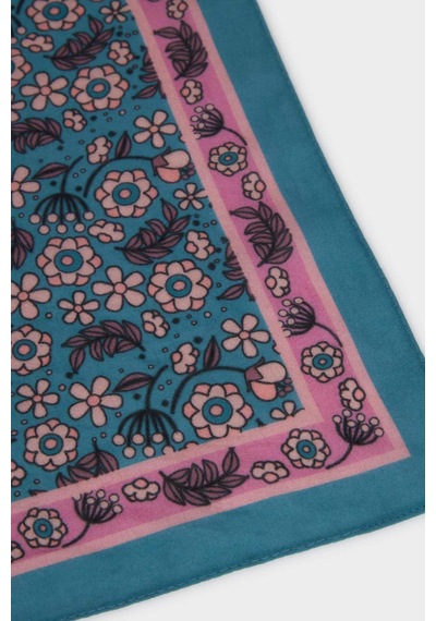 Defacto Kadın Desenli Pamuklu Bandana E6171ax26smgn2 Yeşil-gn2