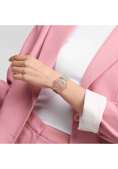 Swatch So28z700 Turner's Scarlet Sunset Kadın Kol Saati