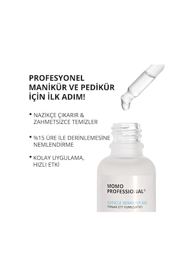 Momo Professional Cuticle Remover Gel Tırnak Eti Çıkarıcı Jel Tırnak Eti Temizleyici