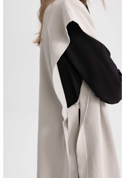 Defacto Regular Fit Süveter Y1323AZ23AUGR445 Gri