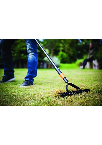 Ayrex Fiskars Aerator Tırmığı, Uzunluk: 37 Cm, Siyah/turuncu, 1000655