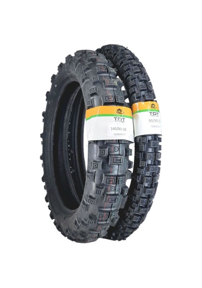 140/80-18 Ve 90/90-21 Tt İç Lastikli Tip- Tubetype Terrain Lastik Takımı