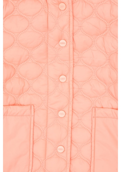 U.S. Polo Assn. Kız Çocuk Neon Pembe Kapitone Kapüşonlu Şişme Mont 50313157-VR105