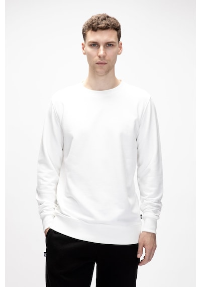 Bad Bear Corner Beyaz Crewneck Erkek Sweatshirt Beyaz