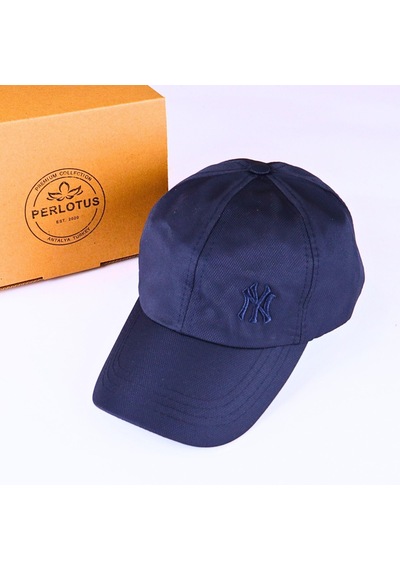 Perlotus Unisex Ny New York Temalı 5 Renkli Ayarlanabilir Micro Polyester Şapka Lacivert