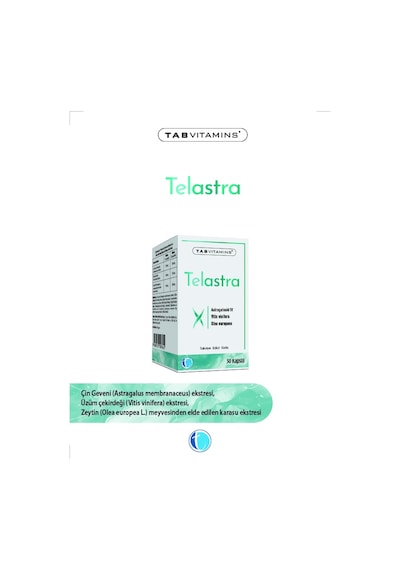 Tabvitamins Telastra 30 Kapsül