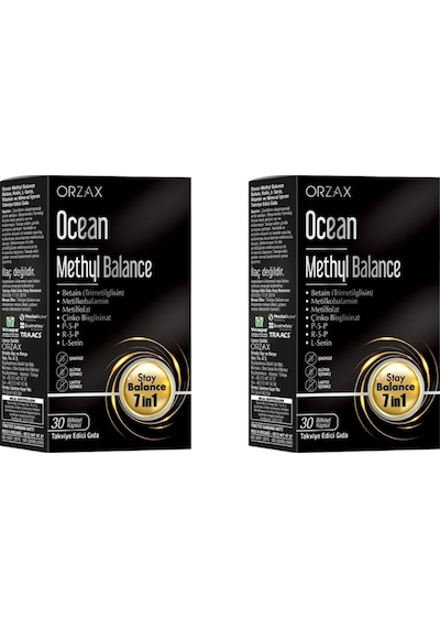 Orzax Ocean Methyl Balance 30 Kapsül 2 Adet