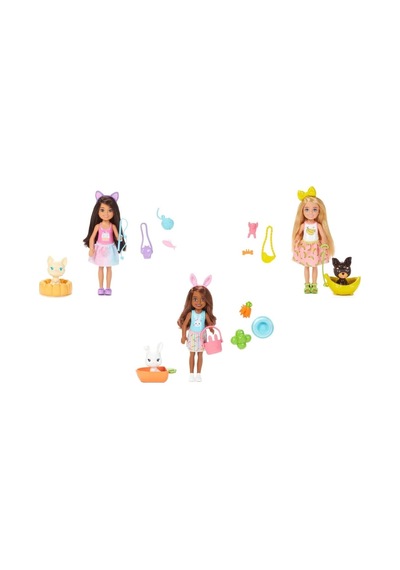 Barbie Hgt08 Chelsea Bebek Ve Hayvan Dostu Oyun Setleri