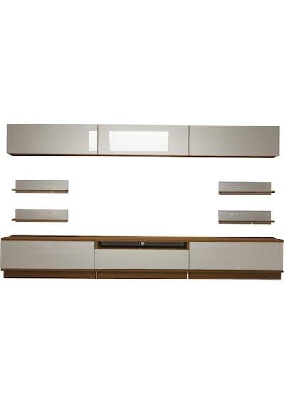 Decoraktiv Trendstyle 8ys Mdf Tv Ünitesi Tv Sehpası Ceviz - Beyaz