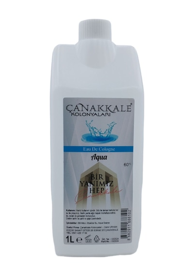 Çanakkale Kolonyaları Aqua Okyanus Kolonyası Korumalı Kapak 2 x 1 L
