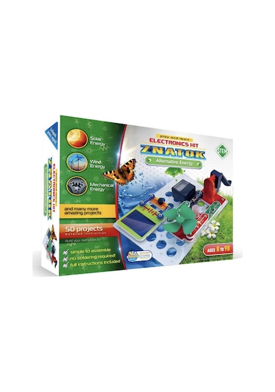 Znatok Çıtçıtlı Devreler Deney Kiti Snap Circuits Alternatif Enerji 50 Proje
