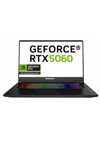 Monster Tulpar T7 V26.2.14 Core i7 13620H 24 GB 1 TB SSD RTX5060 17.3" FHD Free Dos Dizüstü Bilgisayar