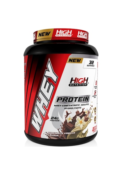 Whey Protein 960 Gr Çikolata Vanilya Aromalı Protein Tozu 24 Gram Protein 32 Servis