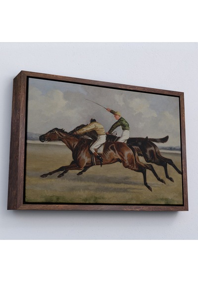 Ahşap Çerçeveli Wheeler Jr Alfred The Winner Tablosu