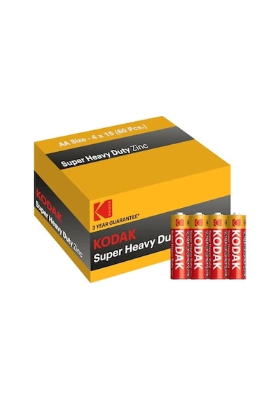 Kodak Aa Pil Super Heavy Duty Çinko Karbon Kalem Pil 60 Evimdeyokyok