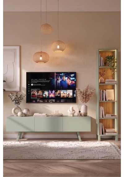 Yurudesign Puda 3 Kapaklı Tv Ünitesi Neon Ledli Kitaplık Seti 180cm Ahşap Ayaklı Ihlamur Yeşili Pd1-sy Yurudesign Puda 3 Kapaklı Tv Ünitesi Neon Ledli Kitaplık Seti 180cm Ahşap Ayaklı Ihlamur Yeşili Pd1-sy