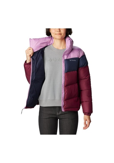 Columbia Pufect Color Blocked Kadın Mont Bordo