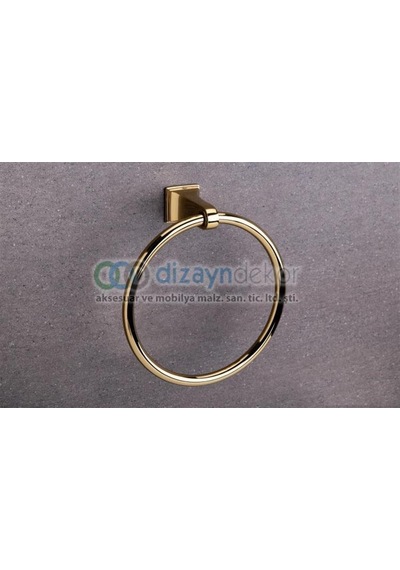 Line Yuvarlak Havluluk Gold Kaplama
