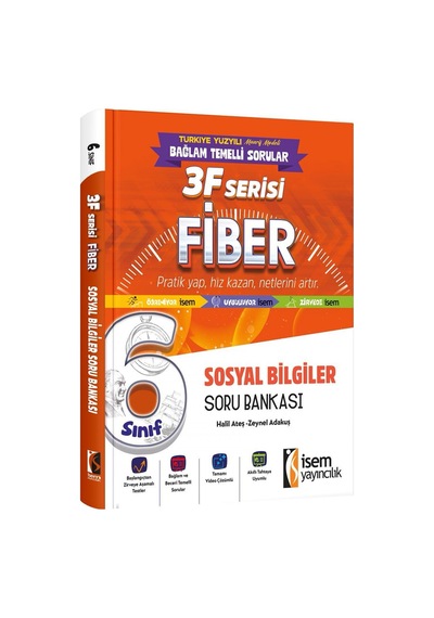 İsem 6. Sınıf Fiber Sosyal Bilgiler Soru Bankası İsem Yayıncılık