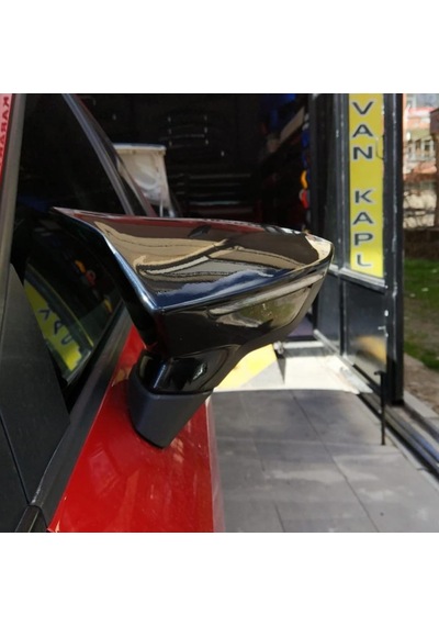 Seat Ibiza Mk5 2017 Sonrası Batman Yarasa Ayna Kapağı Piano Black Abs Plastik