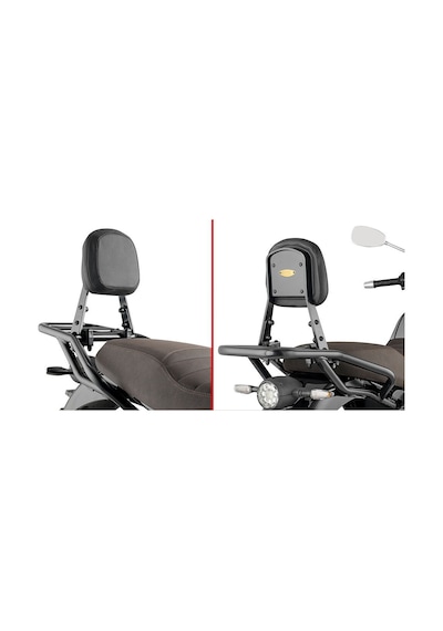 Moto Guzzi V7 850 Stone/special 21-25 Sissybar + Çanta Demiri Givi Ts8206b+sr8206 Siyah