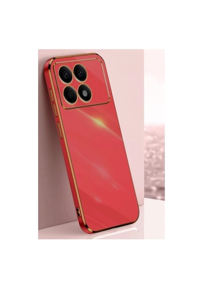 Poco X6 Pro Kılıf Volet Silikon - Kırmızı İtdark146