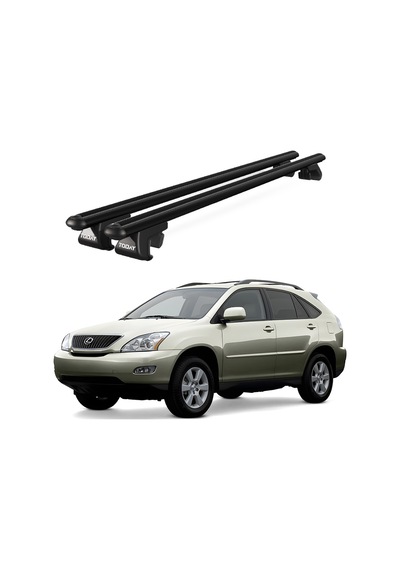 Venüs Lexus Rx 300/400 2009-2015 Uyumlu Siyah Ara Atkı Port Bagaj Tavan Barı
