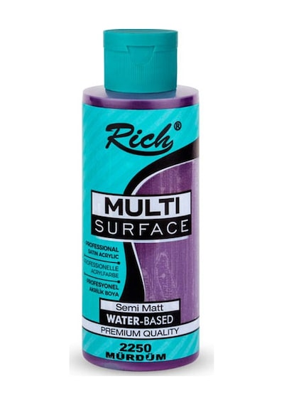 Rich Multi Surface Her Yüzey için Akrilik Boya 120 Cc. - 2250 Mür N11.1537