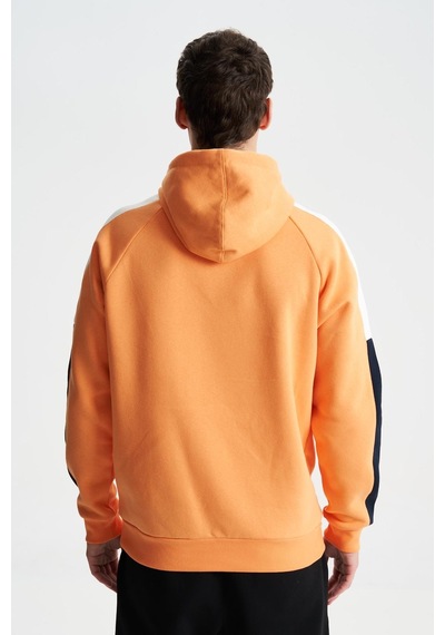 AR-MA Arma Erkek Regular Fit Baskılı Reglan Kollu Kanguru Cepli Kapüşonlu Sweatshirt 001