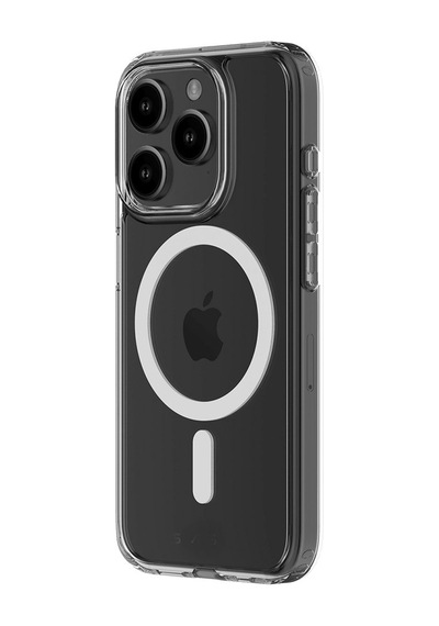 Apple Uyumlu iPhone 15 Pro Max İçin Magsafe Özellikli Şeffaf Silikon Kılıf