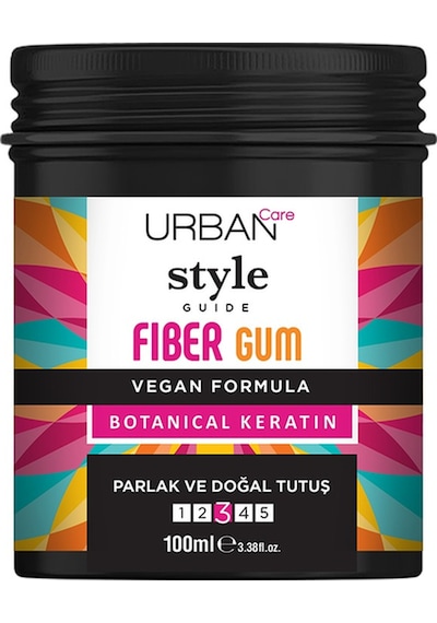 Style Guide Parlak Görünüm Sağlayan Fiber Gum- Doğal Tutuş- Saç Sakızı-100ml