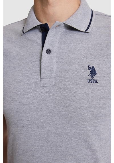 U.S. Polo Assn. U.s. Polo Assn. Erkek Gri Melanj Tişört Basic 50326975-vr086