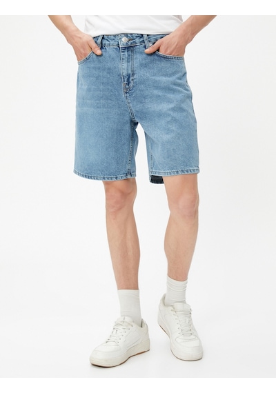 Koton Oversize Kot Şort Düğmeli 5 Cepli Pamuklu Orta İndigo 3sam40386nd 3SAM40386ND740 İndigo Koton Oversize Kot Şort Düğmeli 5 Cepli Pamuklu Orta İndigo 3sam40386nd 3SAM40386ND740 İndigo