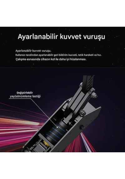 Hb S El Freni - 16bıt Hall Sensörlü Doğrusal Simülasyon El Freni