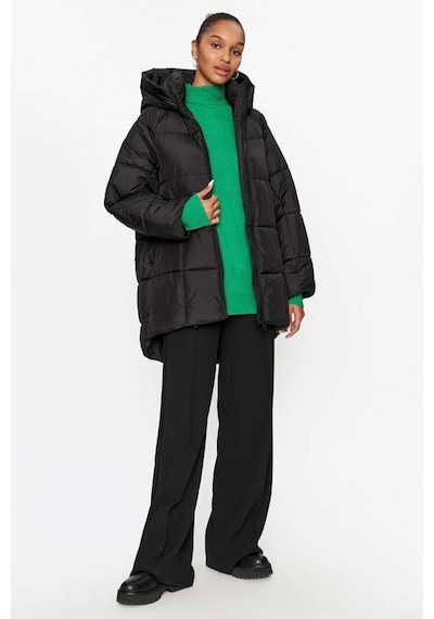 Only Asta Oversize Puffer Kadın Siyah Mont Parka 15293818 001