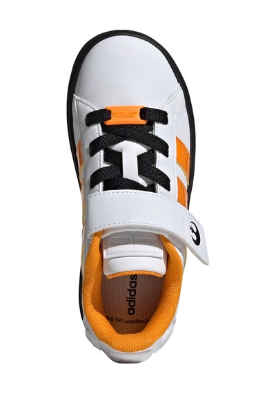 Adidas Droıds Grand Court Beyaz Erkek Çocuk Sneaker Beyaz-Turuncu