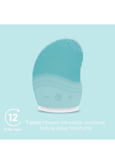 Polosmart Marka Psc03 Sonic Titreşimli Yüz Temizleme Cihazı - Turkuaz
